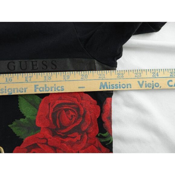 Guess Los Angeles Chain Roses Shirt Size XL - Picture 7 of 8